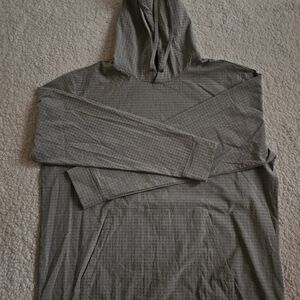 Maelreg Performance Hoodie Gray Size XL Made Of Polyester And Spandex